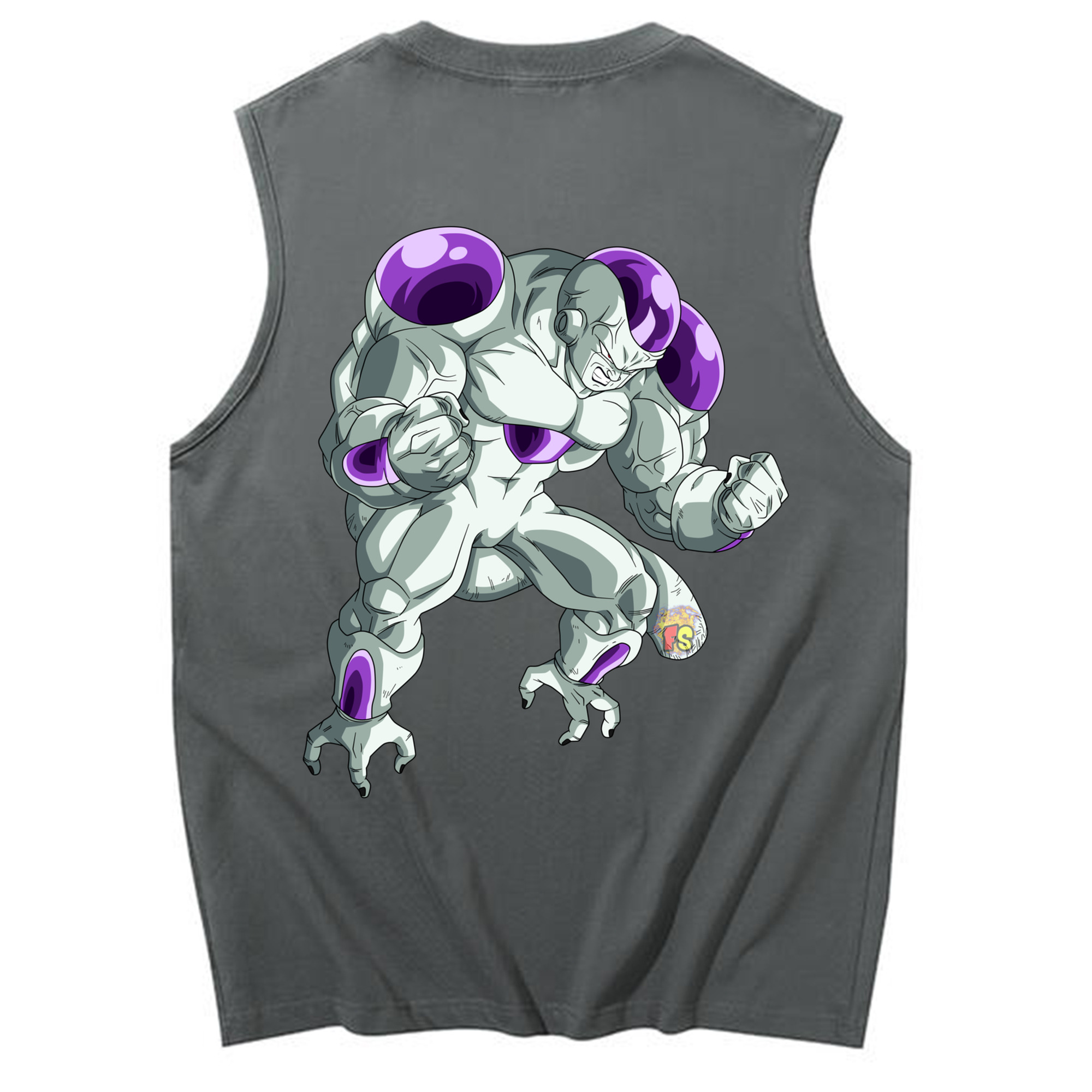 （画像用） ドラゴンボール フリーザ DRAGON BALL Frieza コットン100％タンクトップ（背面プリント）